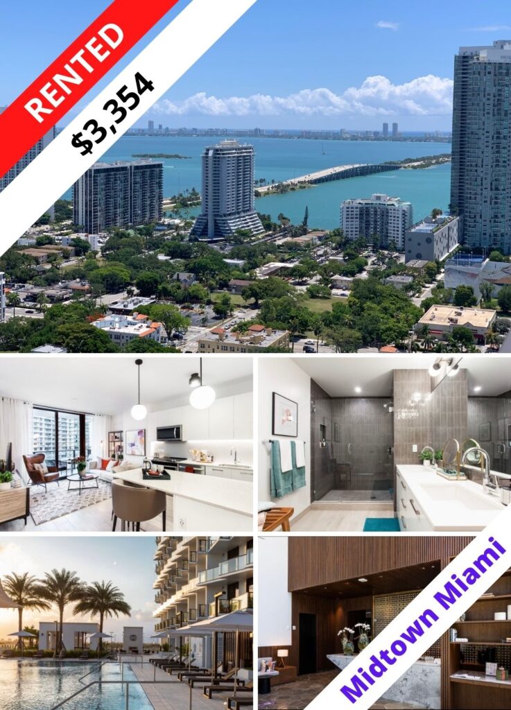 RENTED 3131 NE 1st Ave Apt 911 - Gio - Midtown Miami - Arnaud Homburger